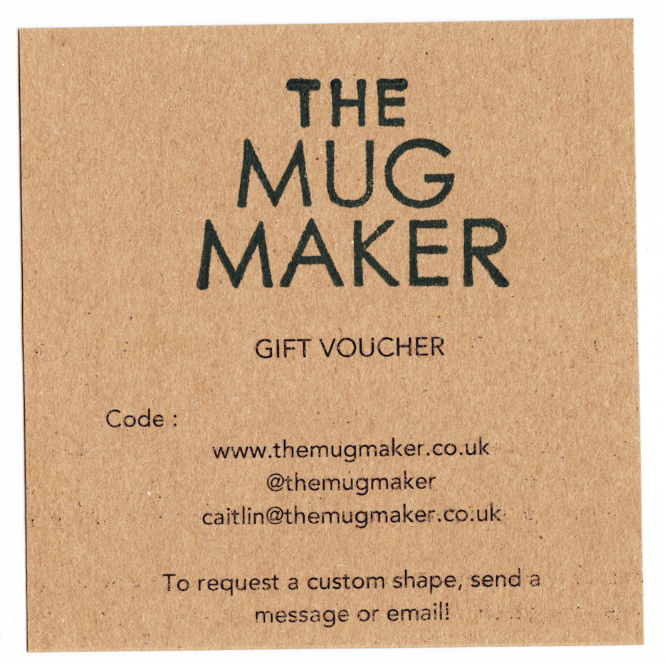 The Mug Maker Gift Voucher